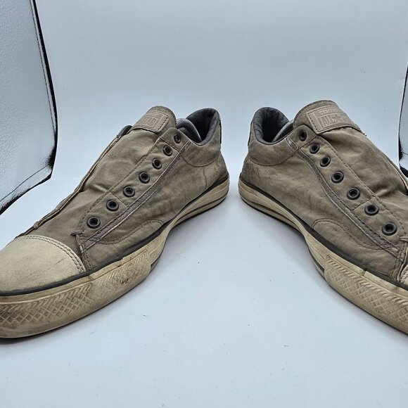 Converse x John Varvatos Mens Size 11 Gray Laceless Slip On Sneakers 153901C - Picture 3 of 13